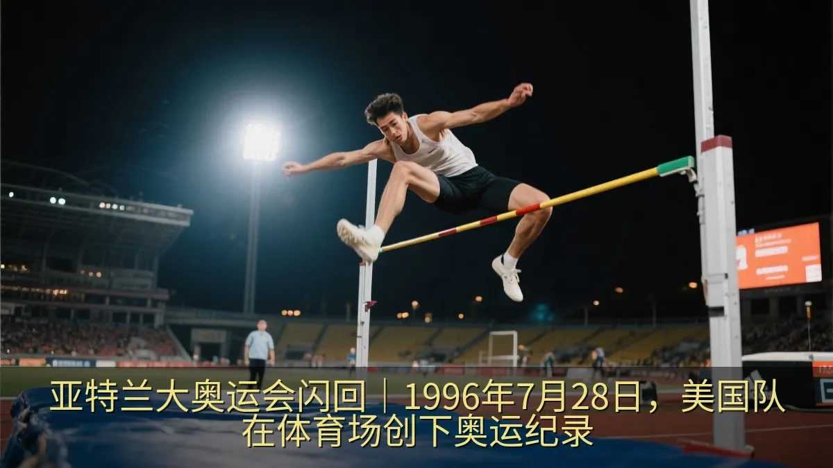 亚特兰大奥运会闪回｜1996年7月28日，美国队在体育场创下奥运纪录