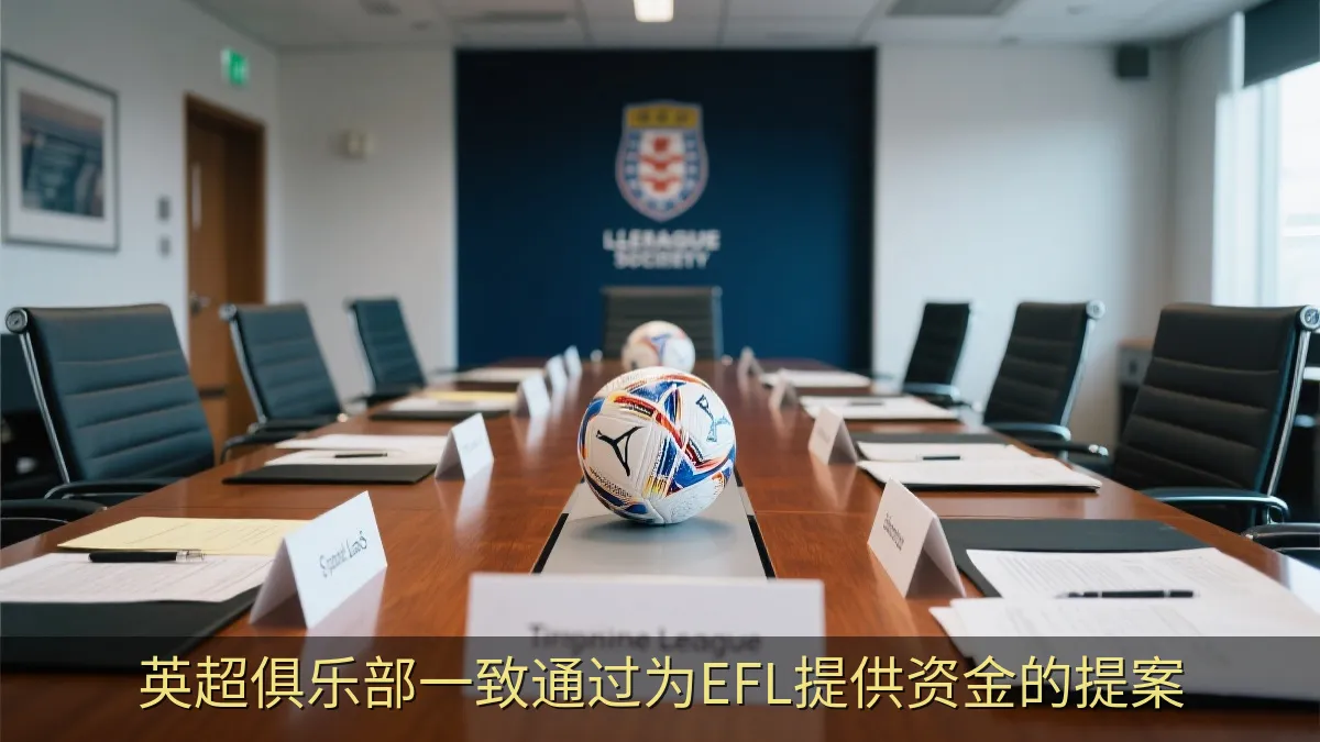 英超俱乐部一致通过为EFL提供资金的提案